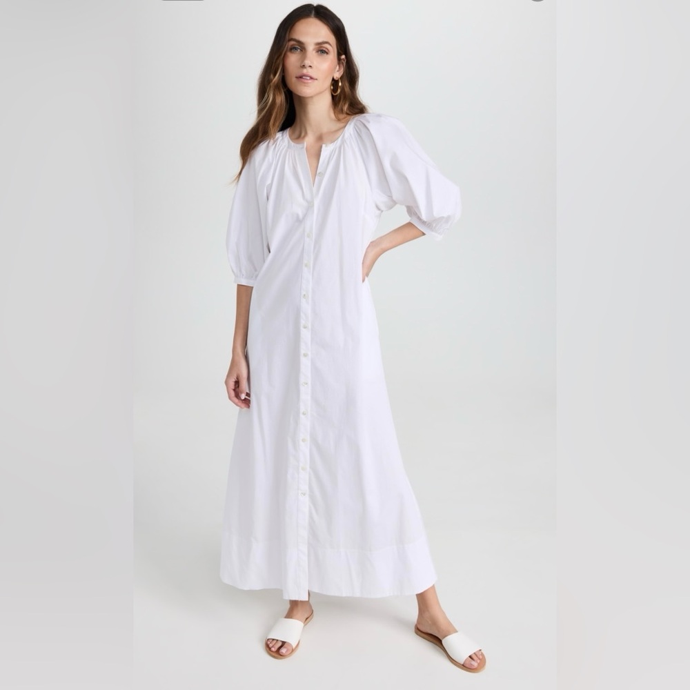 Staud Vincent Dress- White 
Size Medium